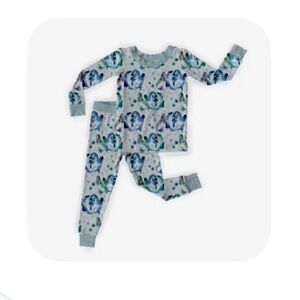 Wildwoven/Kind Thing Kind Kelpie Size 4t Bamboo Pajamas